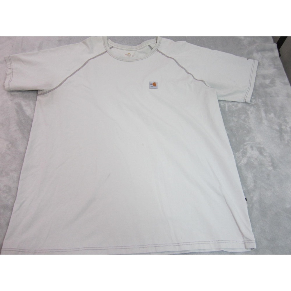 Carhartt Flame Resistant T Shirt Mens XXL Tall Gray Short Sleeve Cat 1